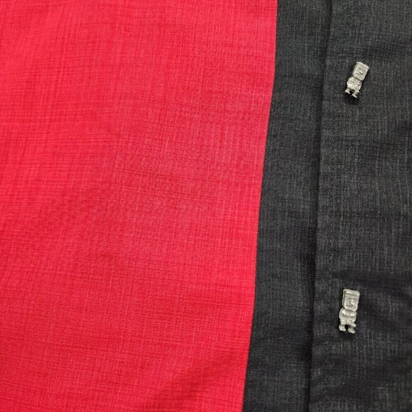 STEADY Last Call.Mens 3XL Shirt Black Red Tiki Bowling Lounge Casual Rockabilly - Picture 5 of 13
